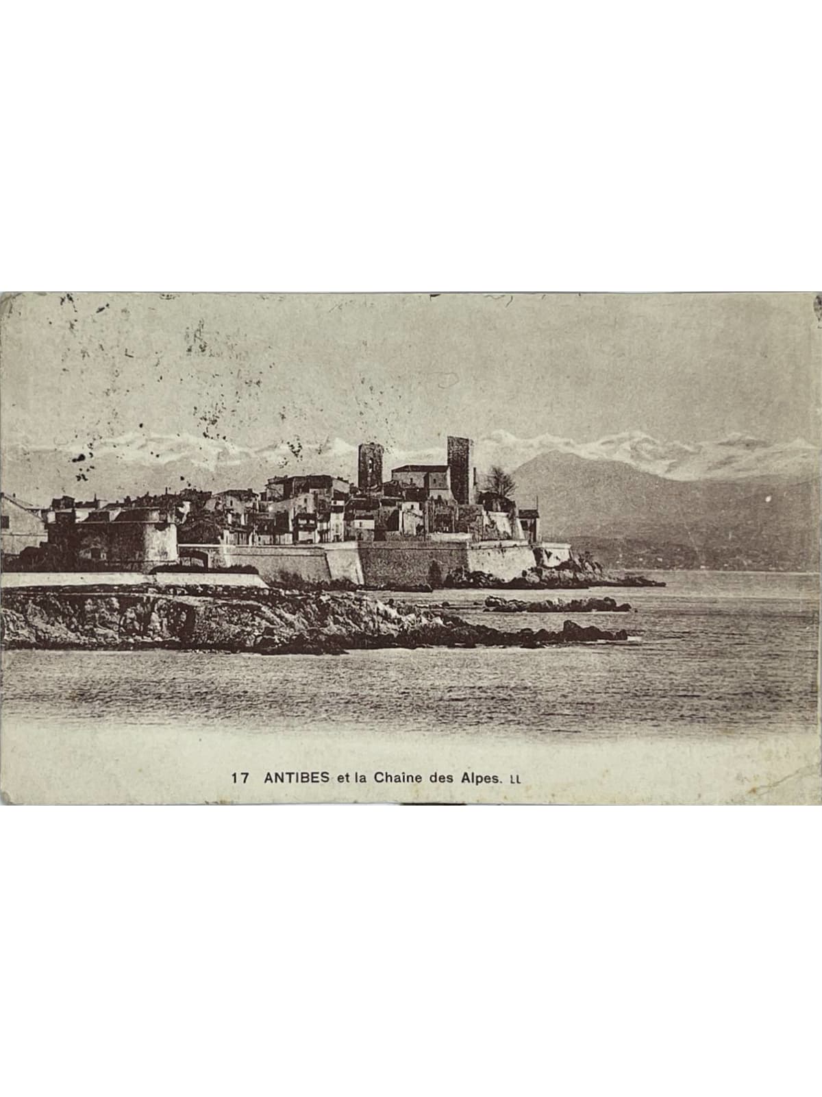 Recto de la carte postale