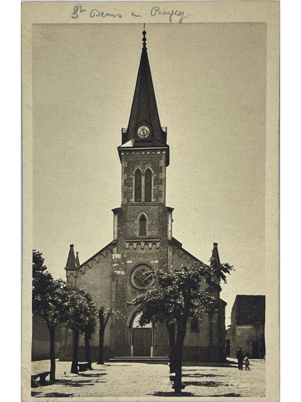 Recto de la carte postale