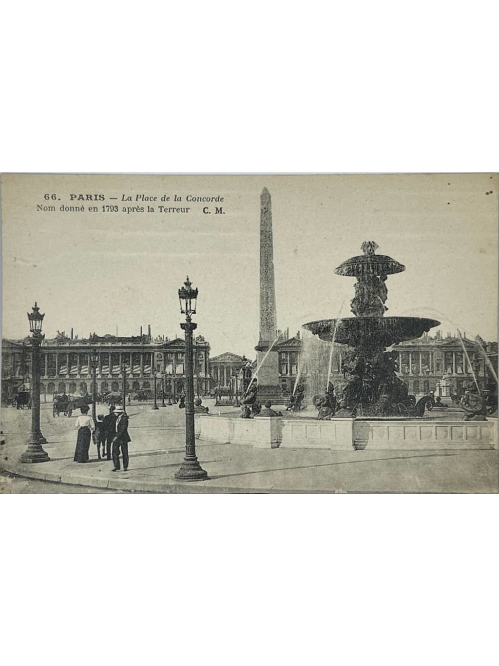 Recto de la carte postale