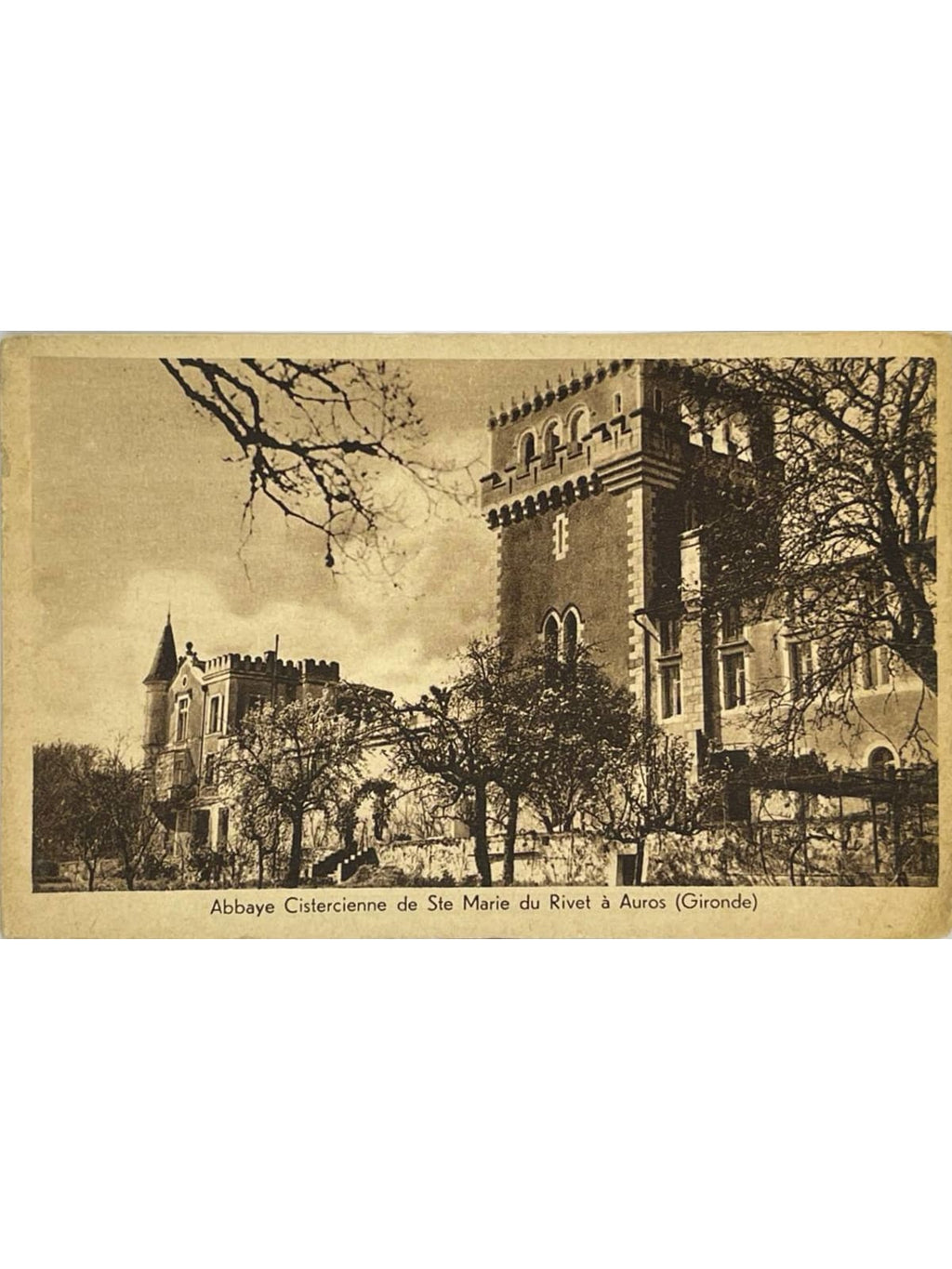 Recto de la carte postale