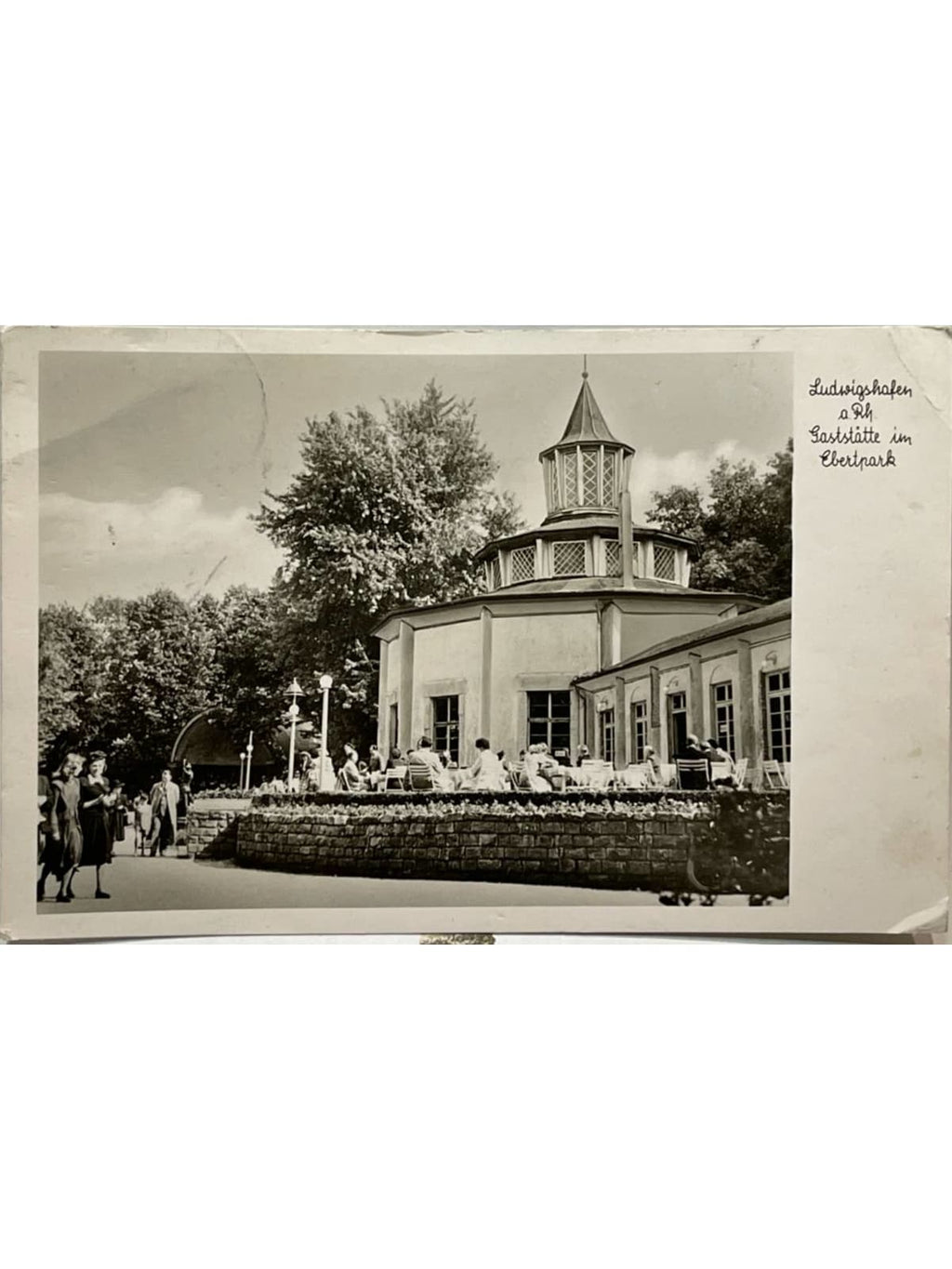 Recto de la carte postale
