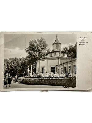 Ludwigshafen am Rhein – Gaststätte im Ebertpark et terrasse animée – CPSM