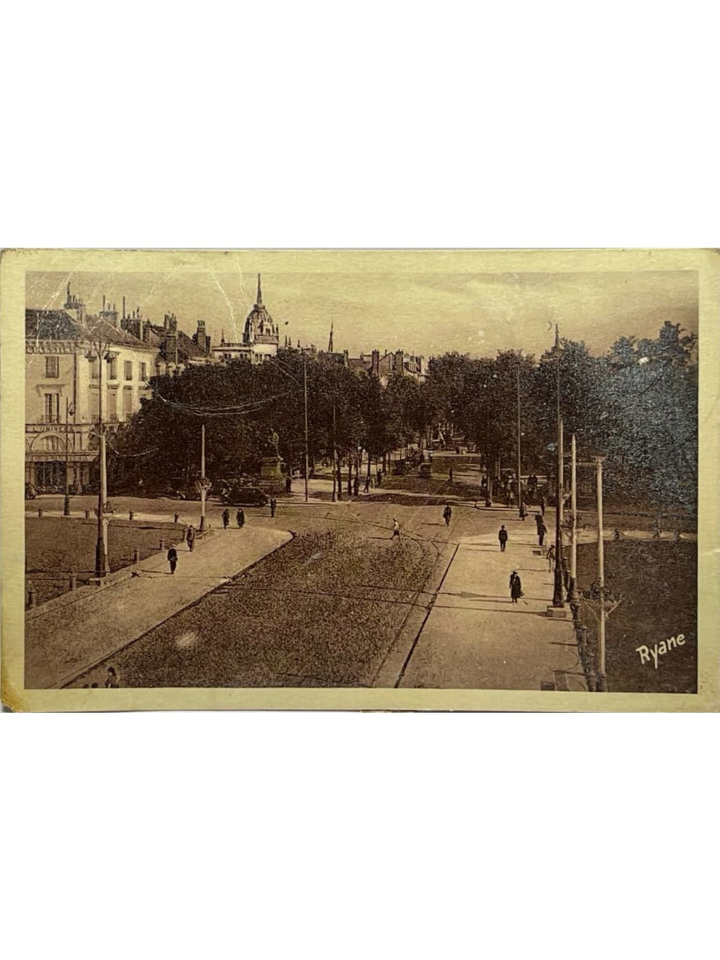 Recto de la carte postale