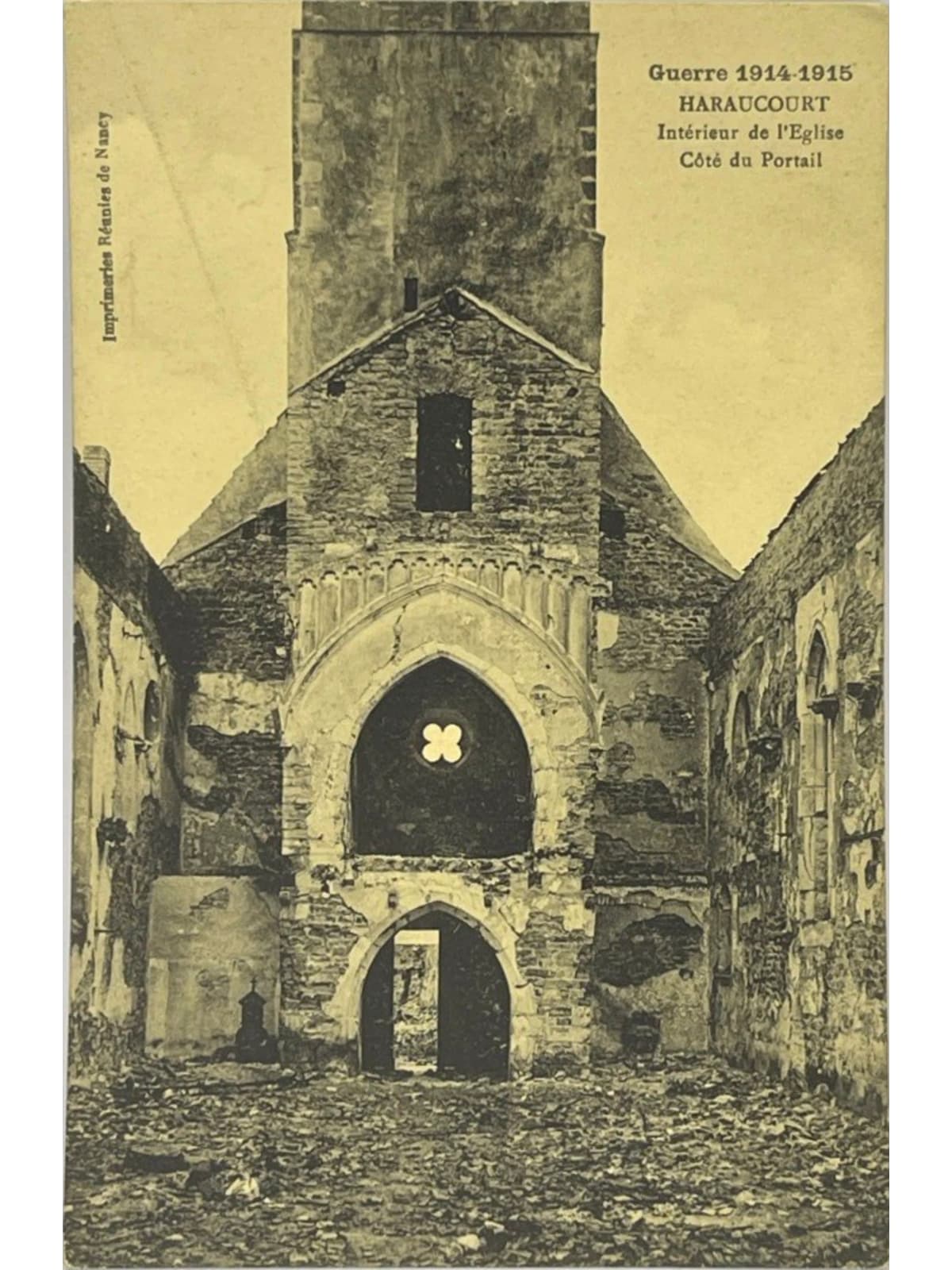Recto de la carte postale