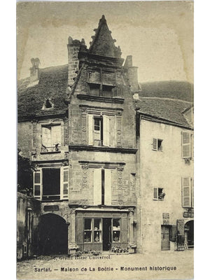 Sarlat-la-Canéda – Maison de La Boétie, monument historique – CPA ancienne