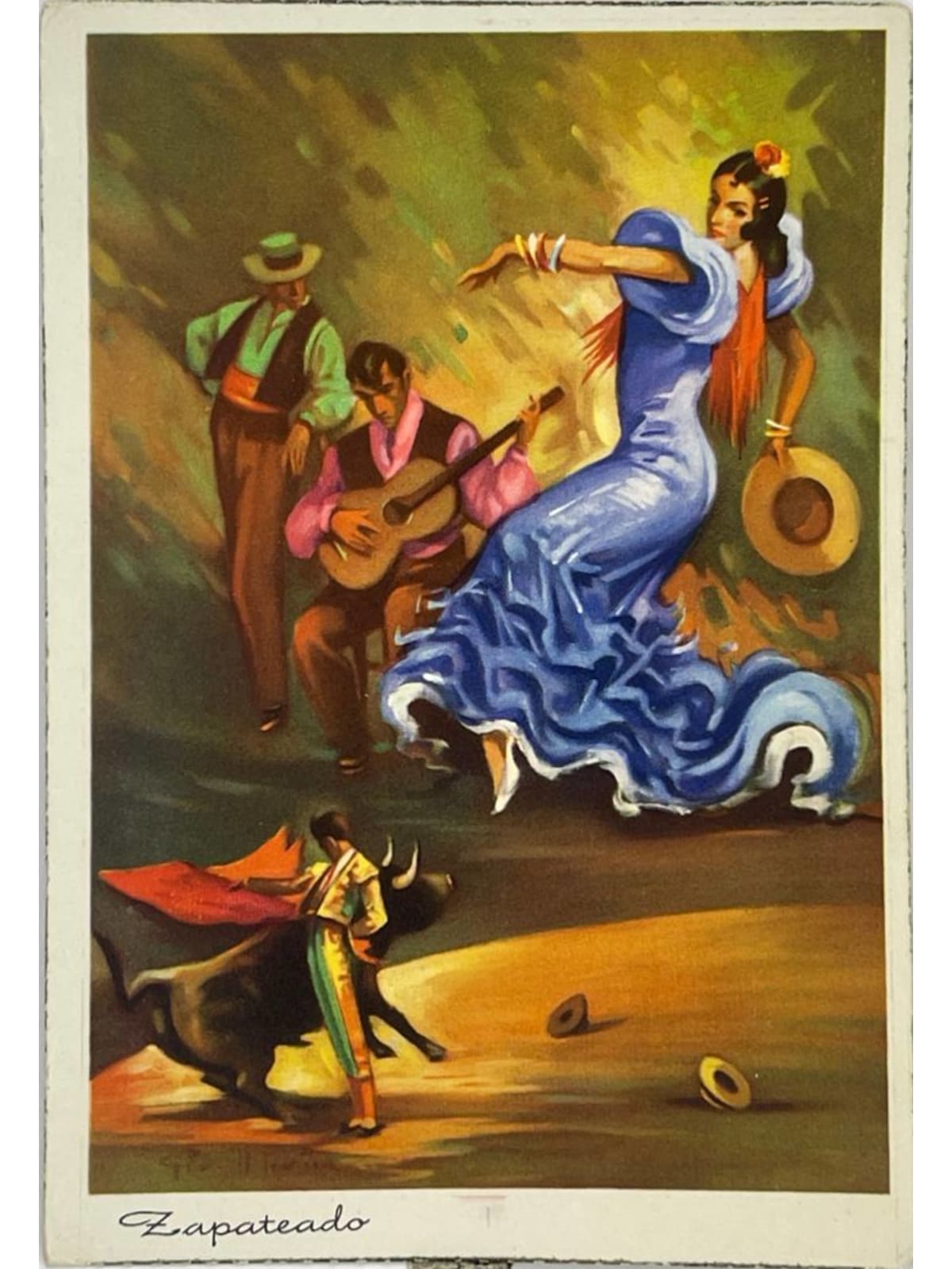 Recto de la carte postale