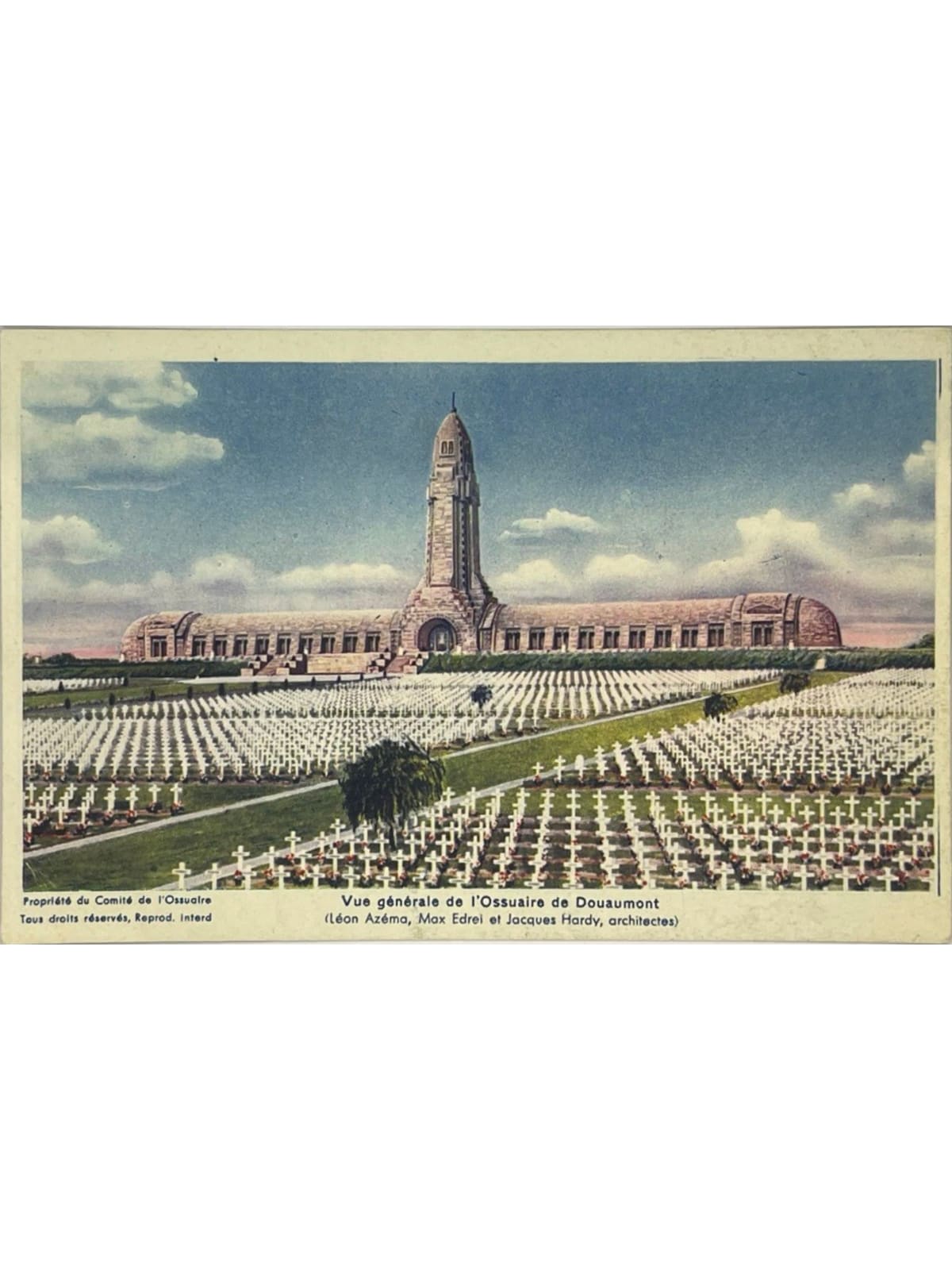 Recto de la carte postale
