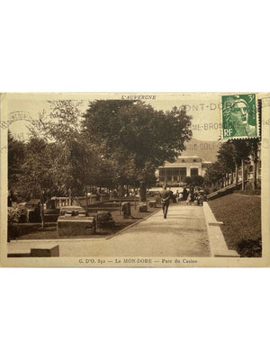 Le Mont-Dore – Parc du Casino animé – CPA n° 852