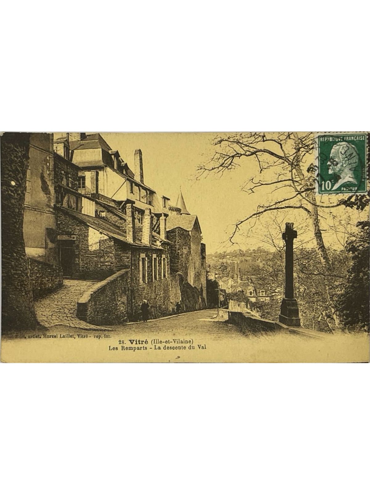 Recto de la carte postale