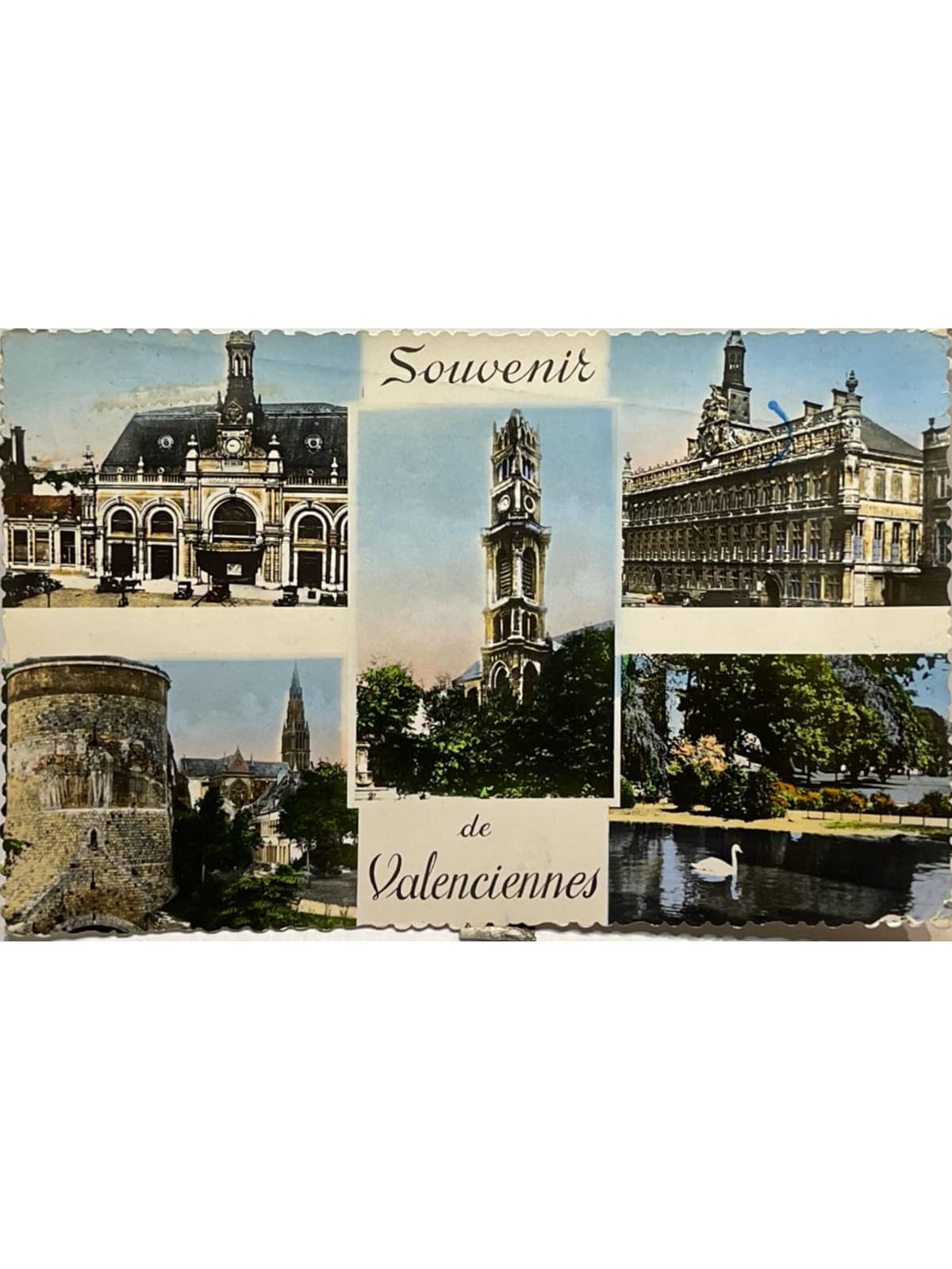 Recto de la carte postale