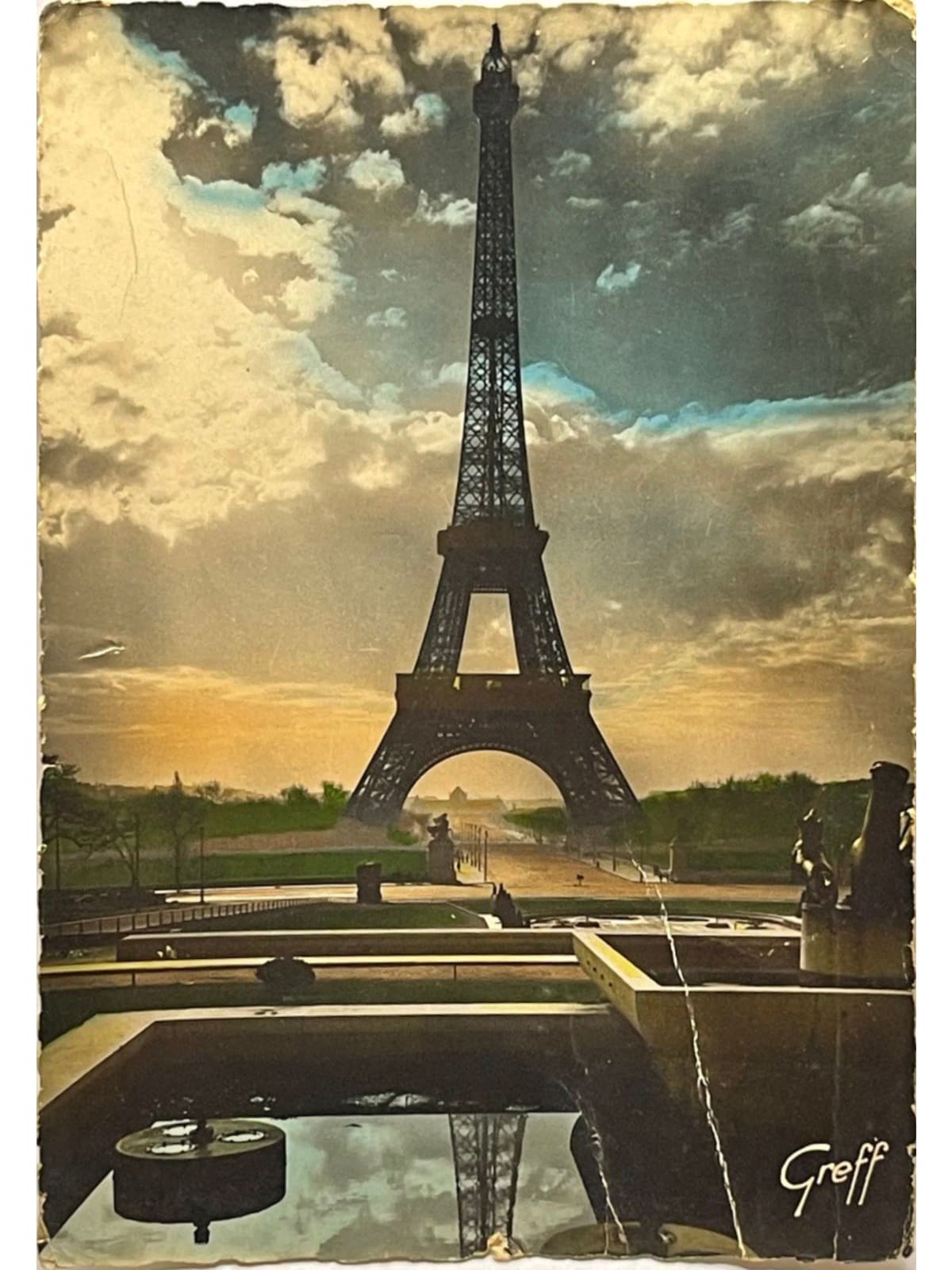 Recto de la carte postale