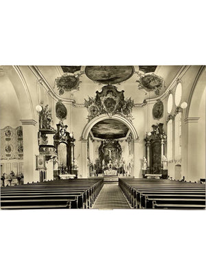 Altshausen – Intérieur de la Schlosskirche – CPSM Allemagne