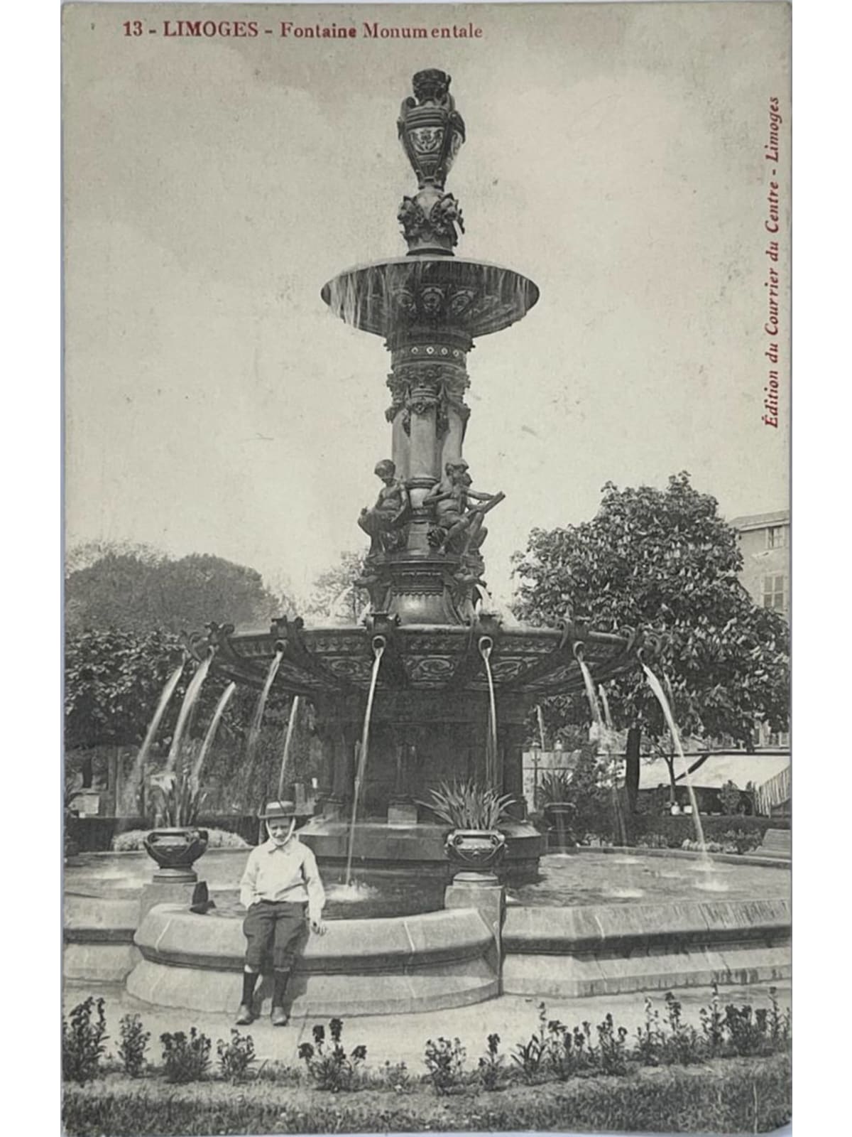Recto de la carte postale