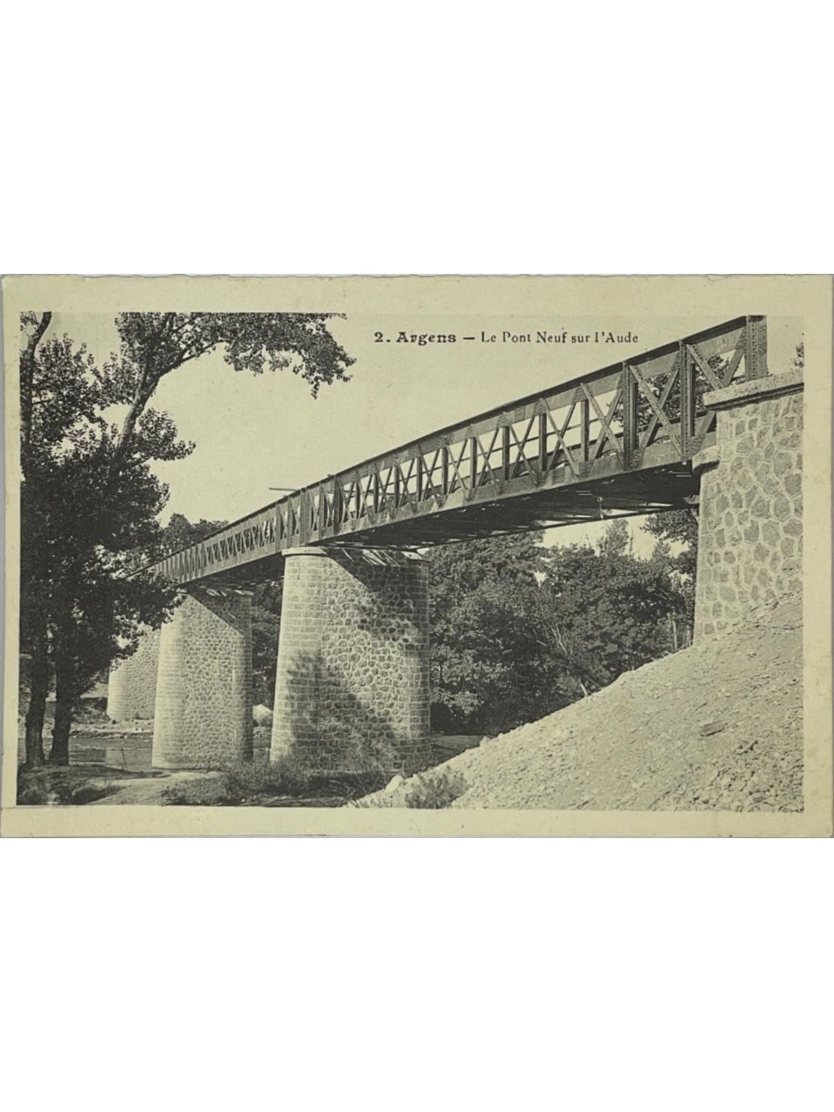 Recto de la carte postale