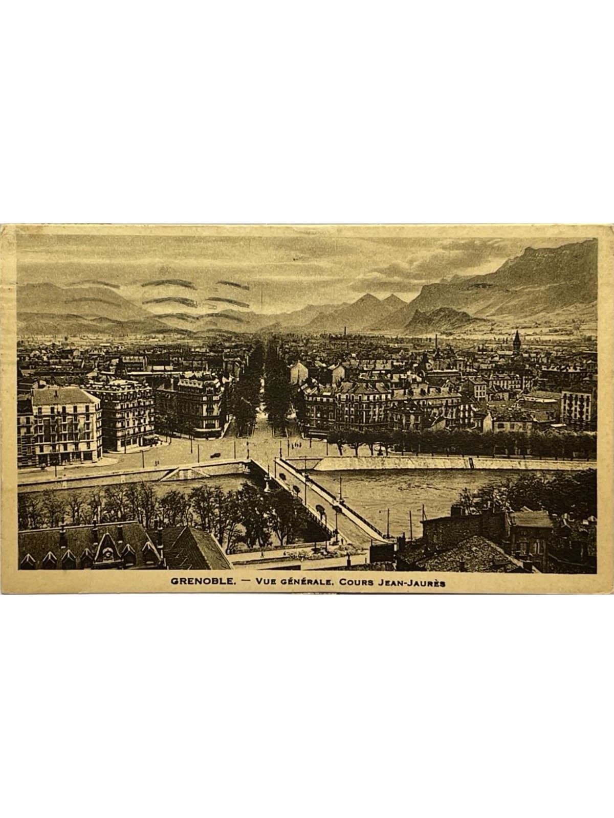 Recto de la carte postale