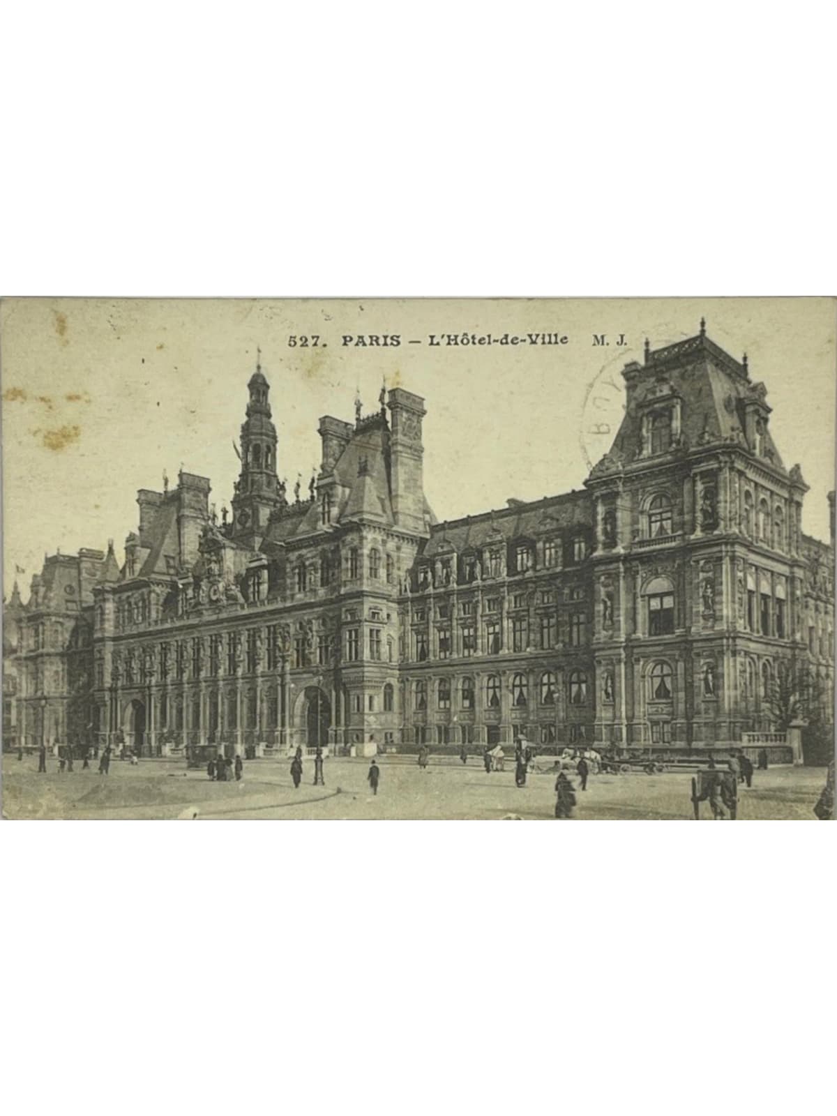 Recto de la carte postale