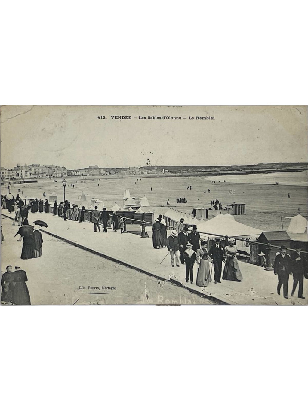 Recto de la carte postale