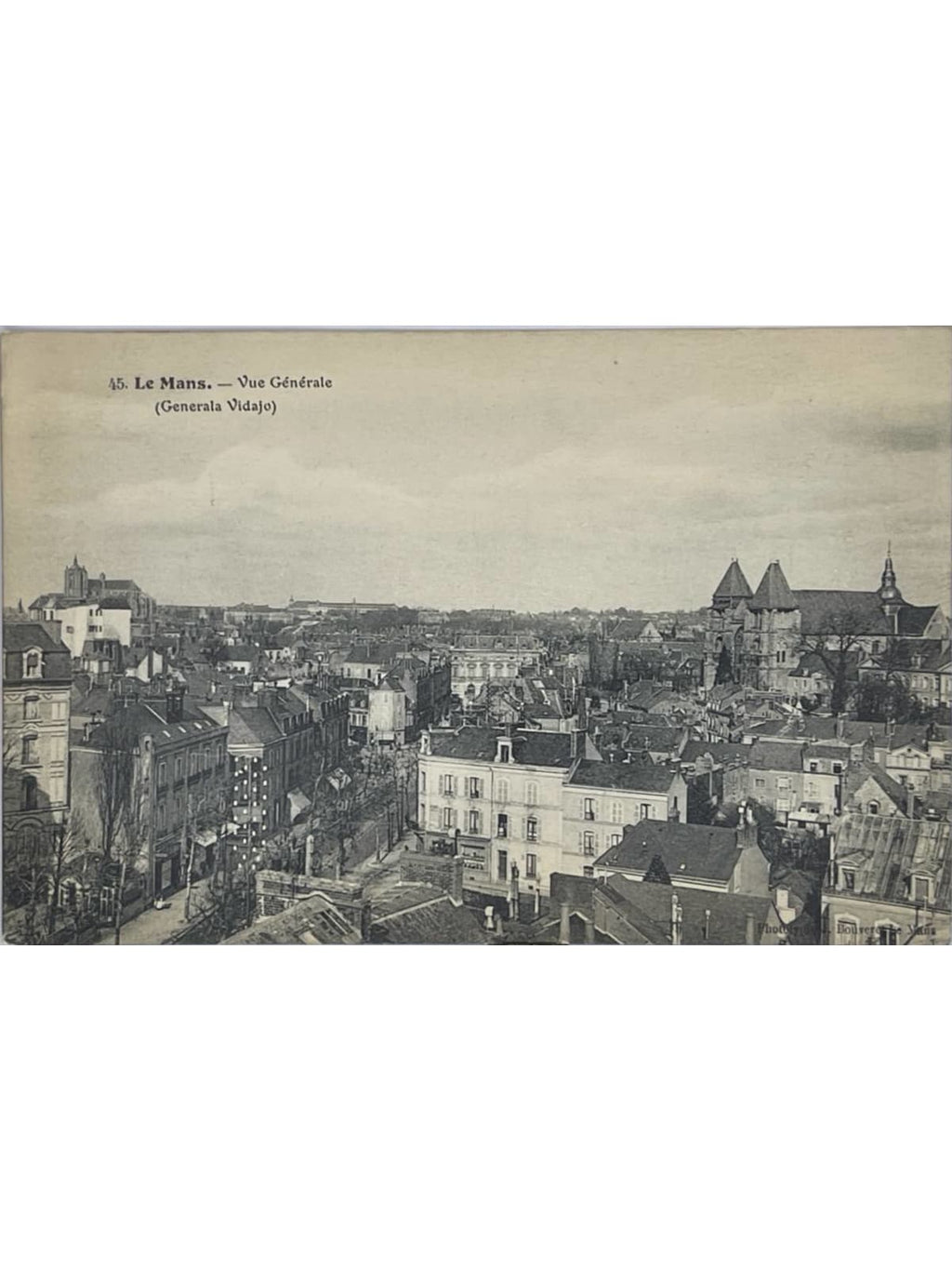 Recto de la carte postale