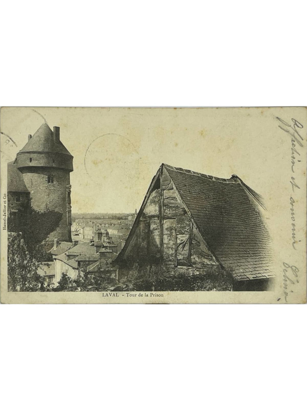Recto de la carte postale
