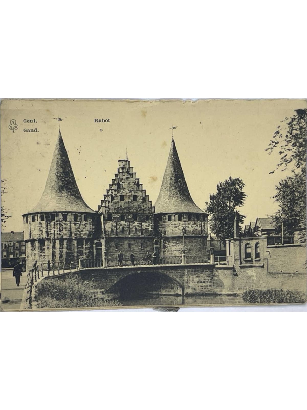 Recto de la carte postale