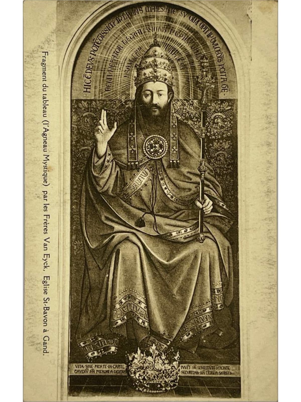 Recto de la carte postale