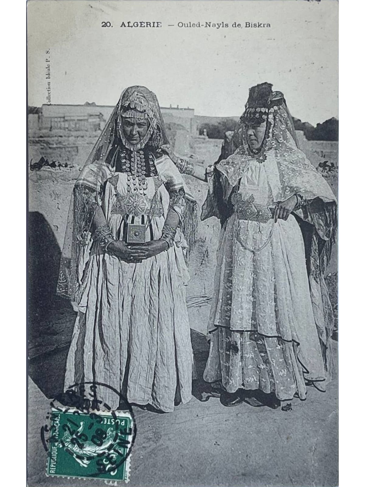 Recto de la carte postale