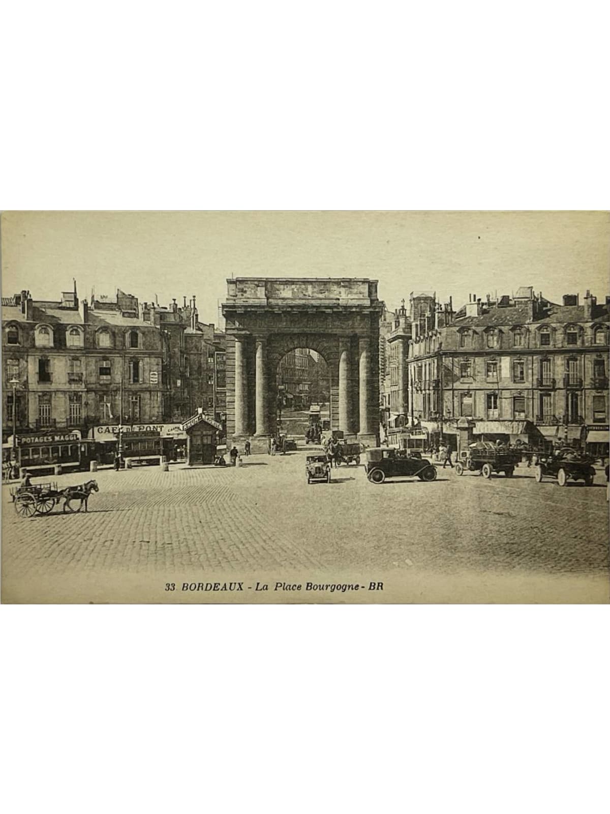 Recto de la carte postale