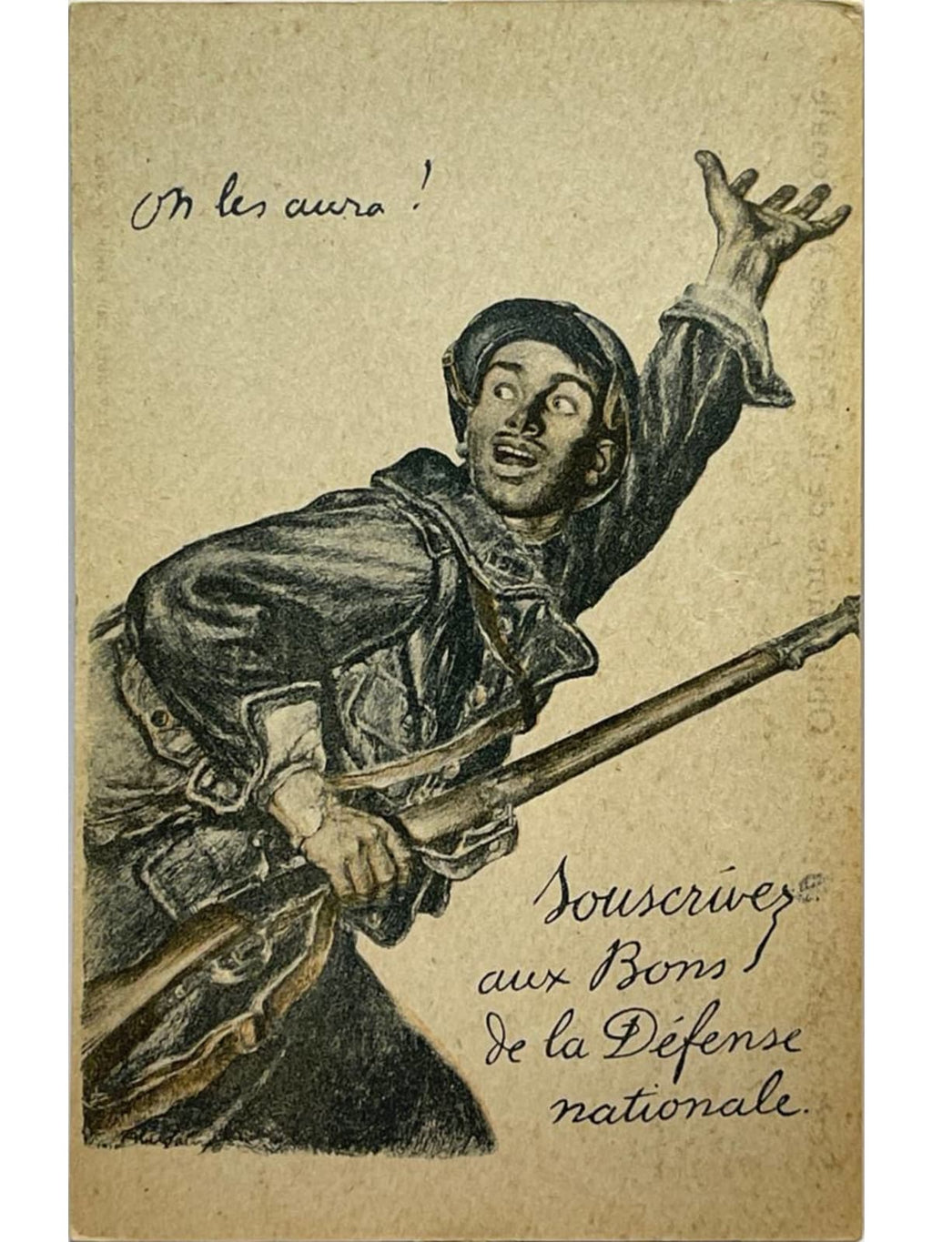 Recto de la carte postale