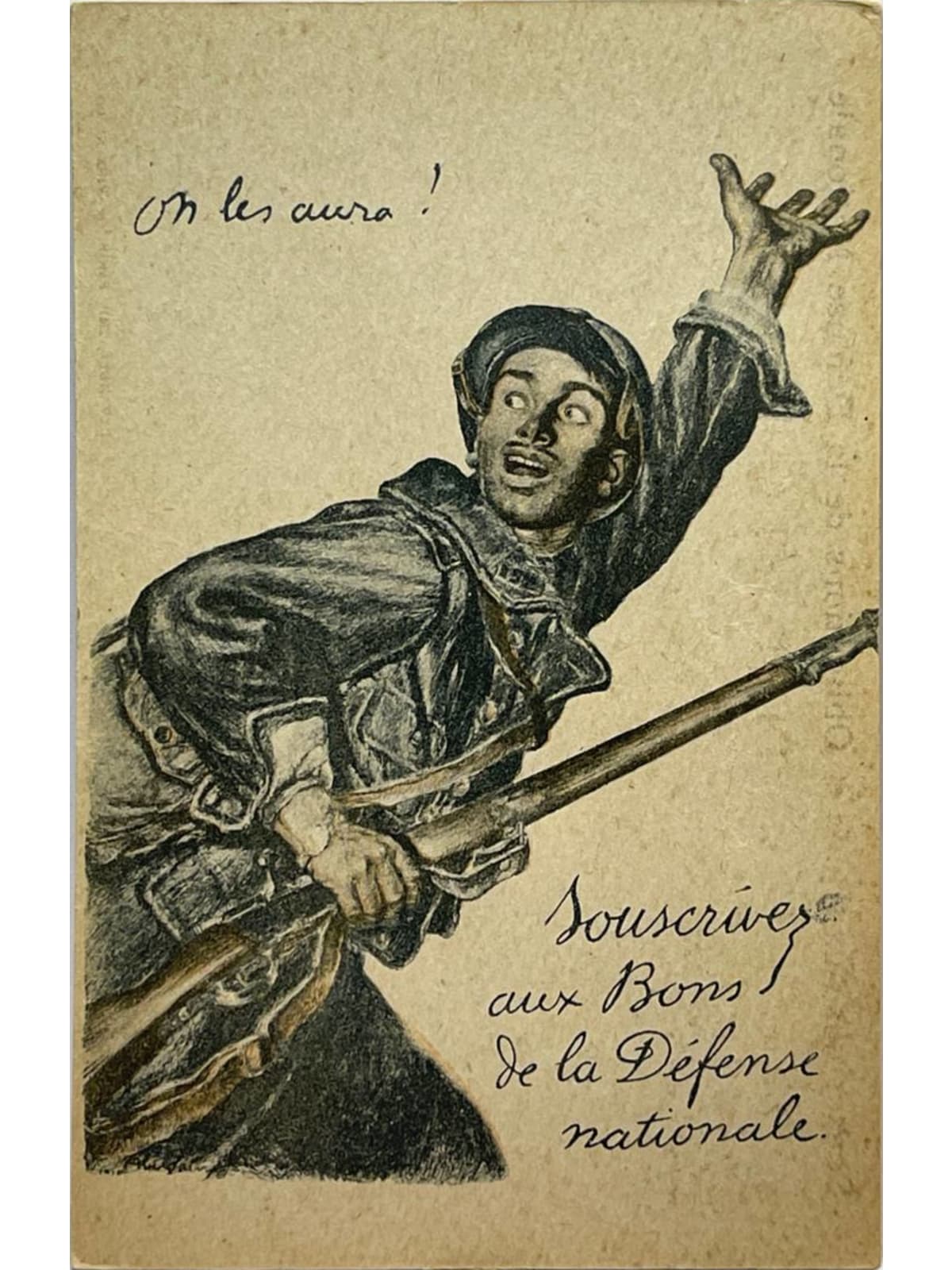 Recto de la carte postale