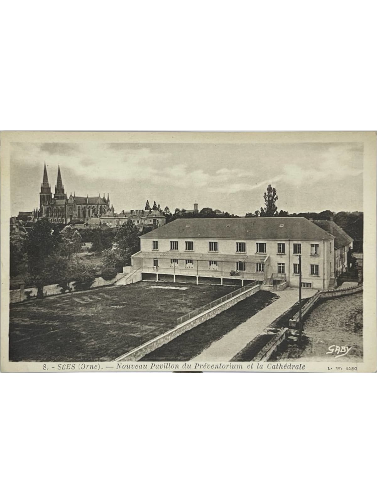 Recto de la carte postale
