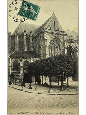 Compiègne – Église Saint-Jacques, l'abside – CPA n° 174 L.L.