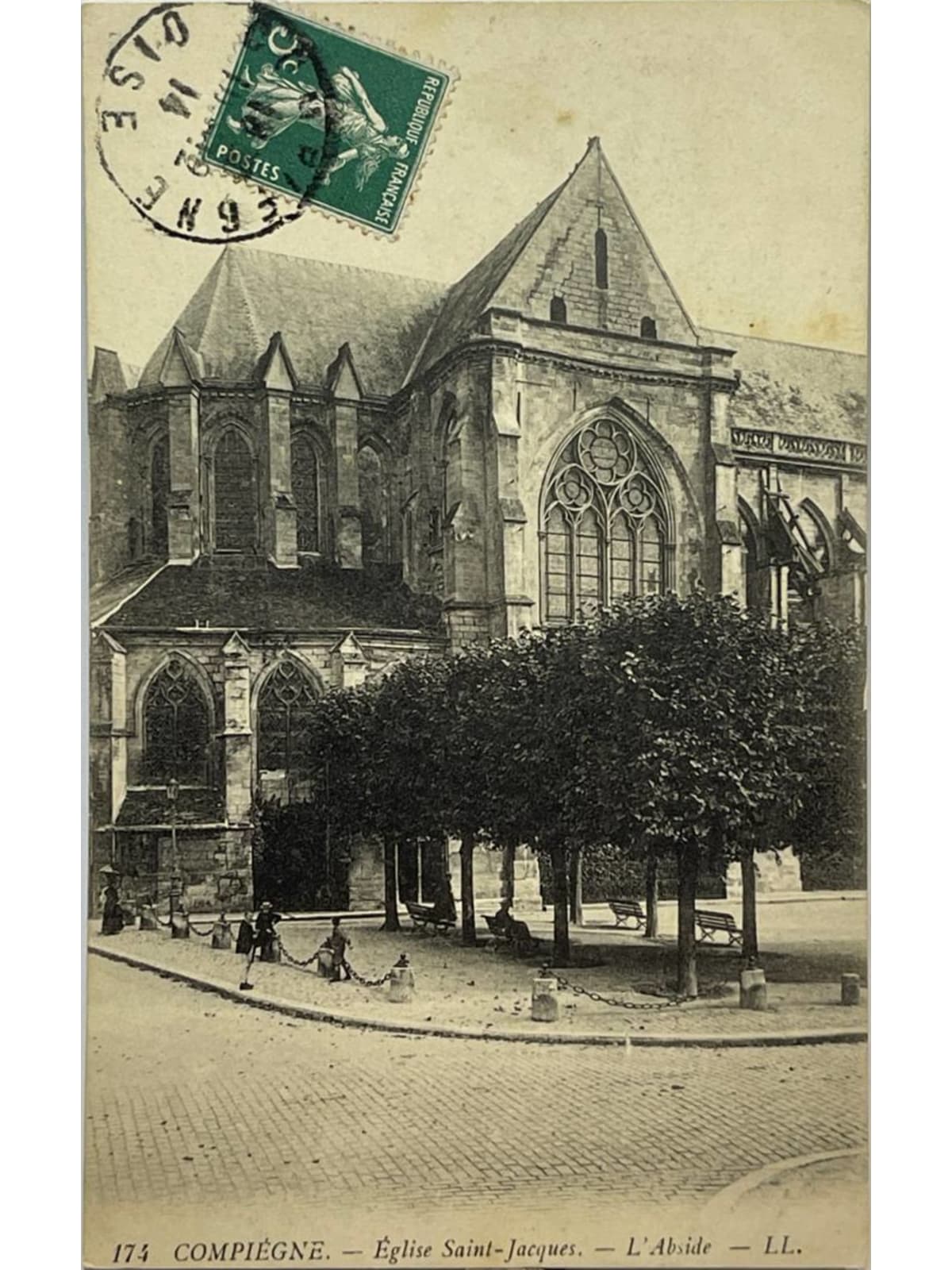Recto de la carte postale