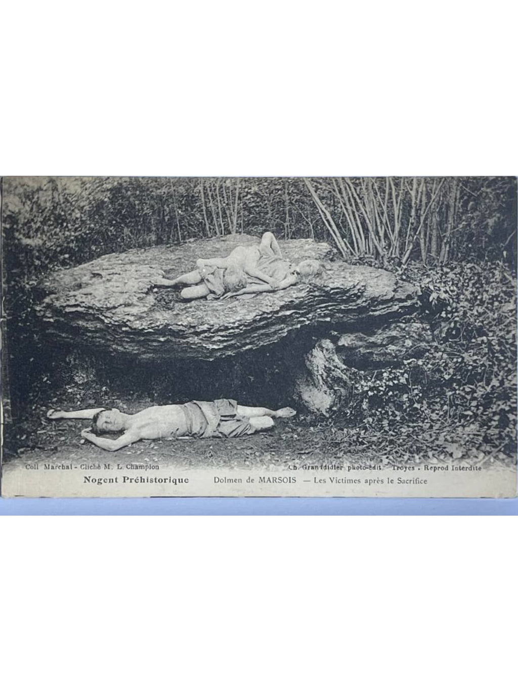 Recto de la carte postale