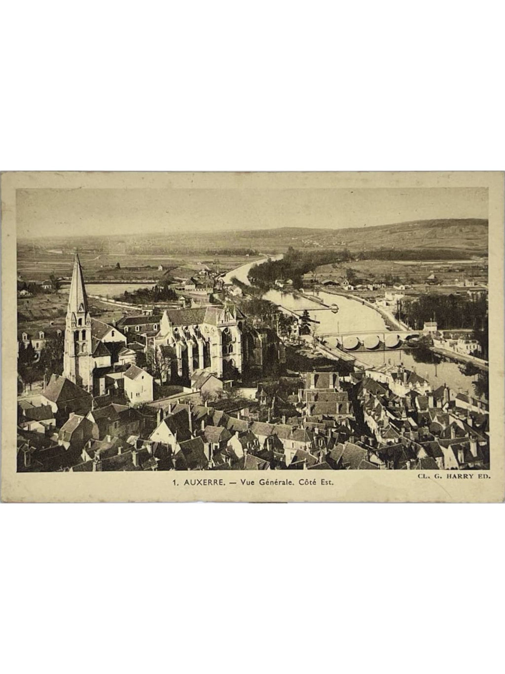 Recto de la carte postale