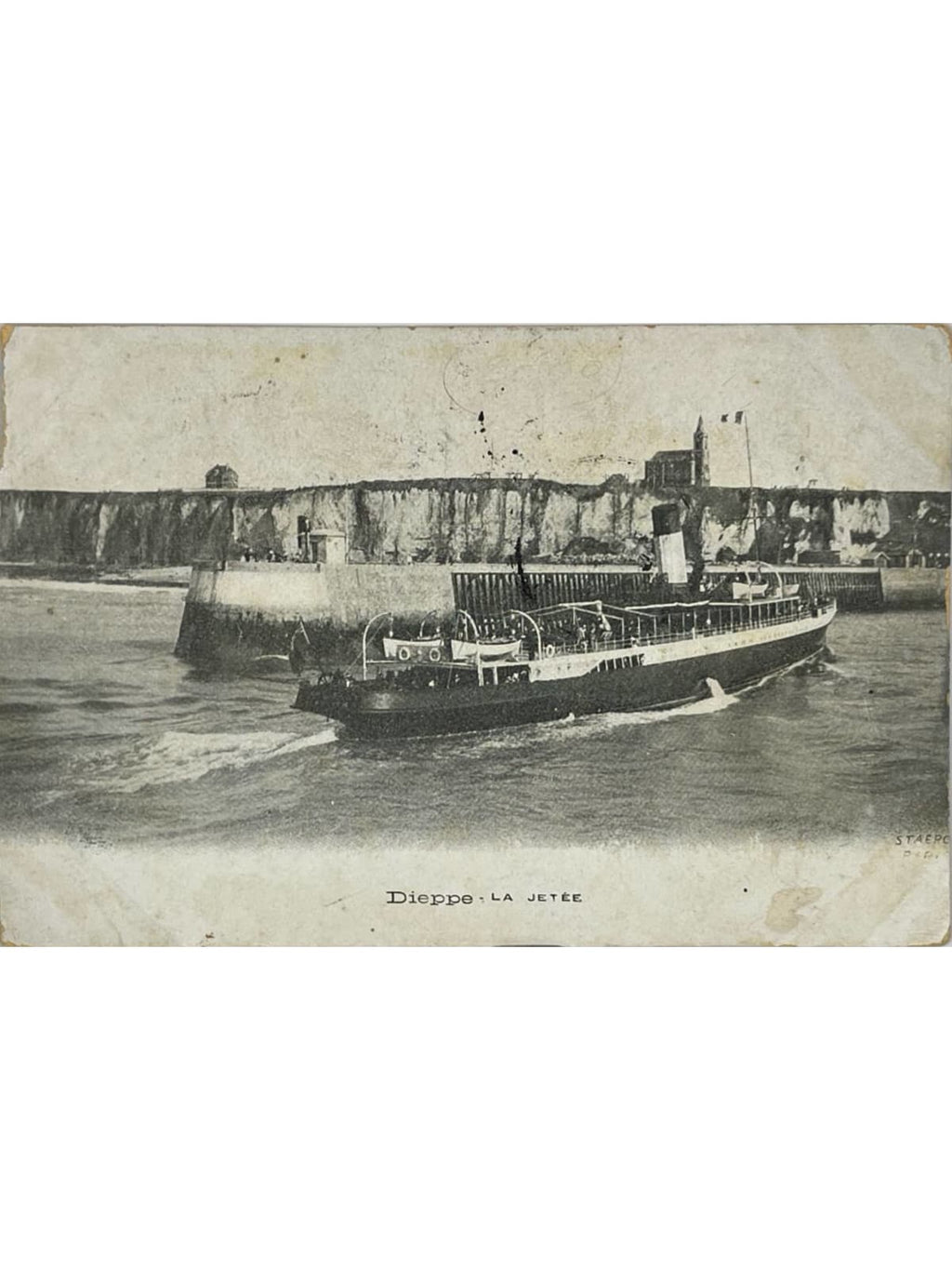Recto de la carte postale