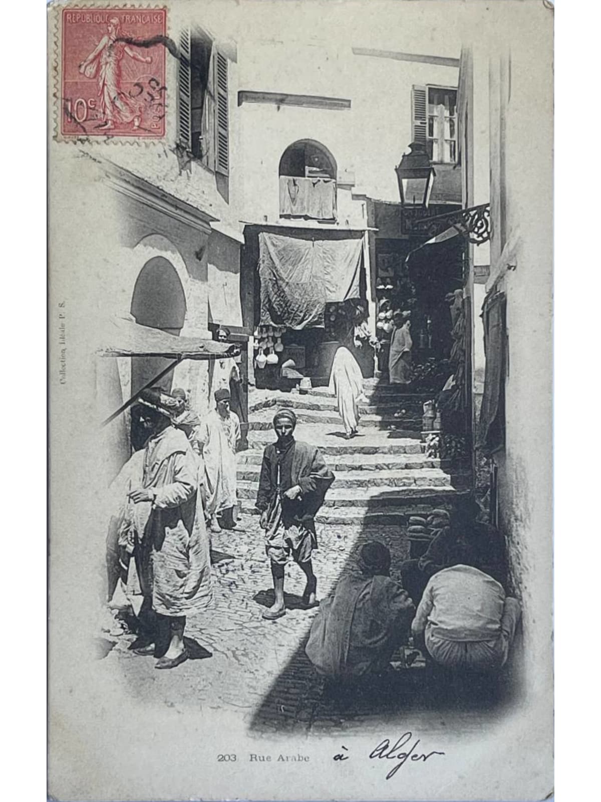 Recto de la carte postale