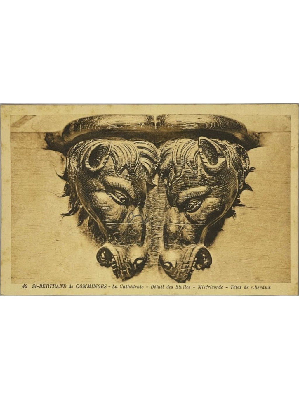 Recto de la carte postale