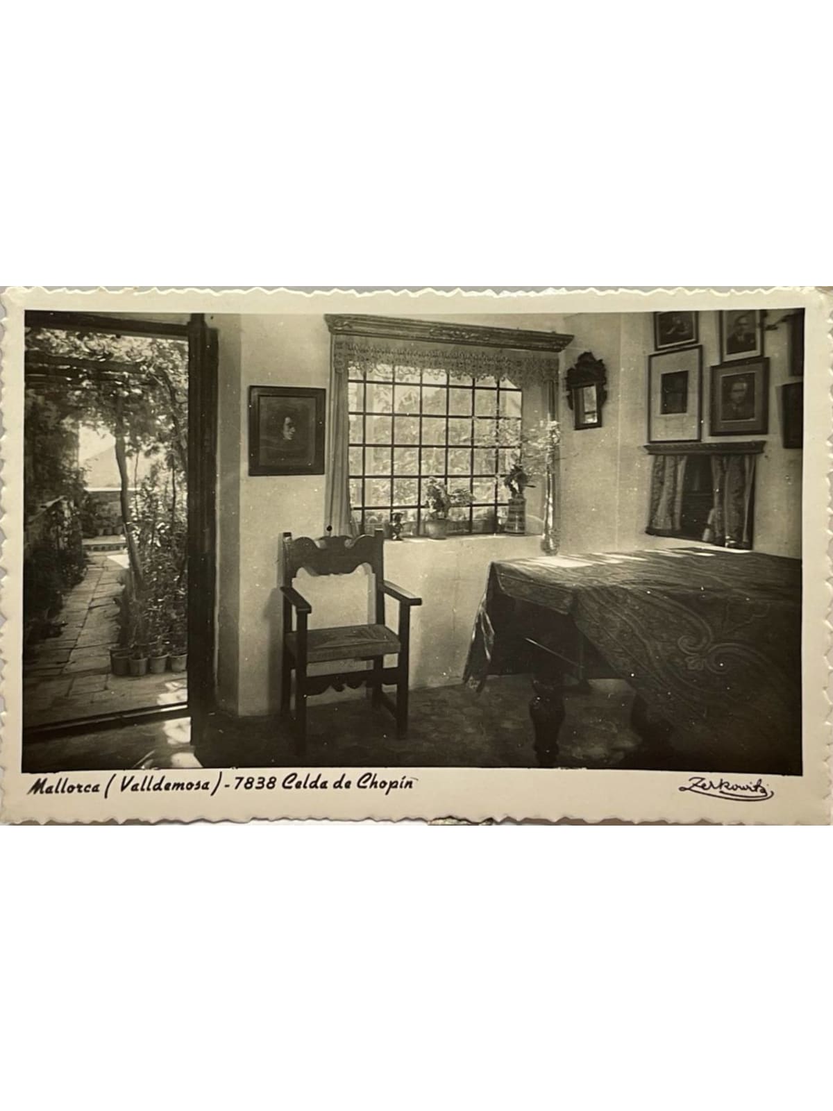 Recto de la carte postale