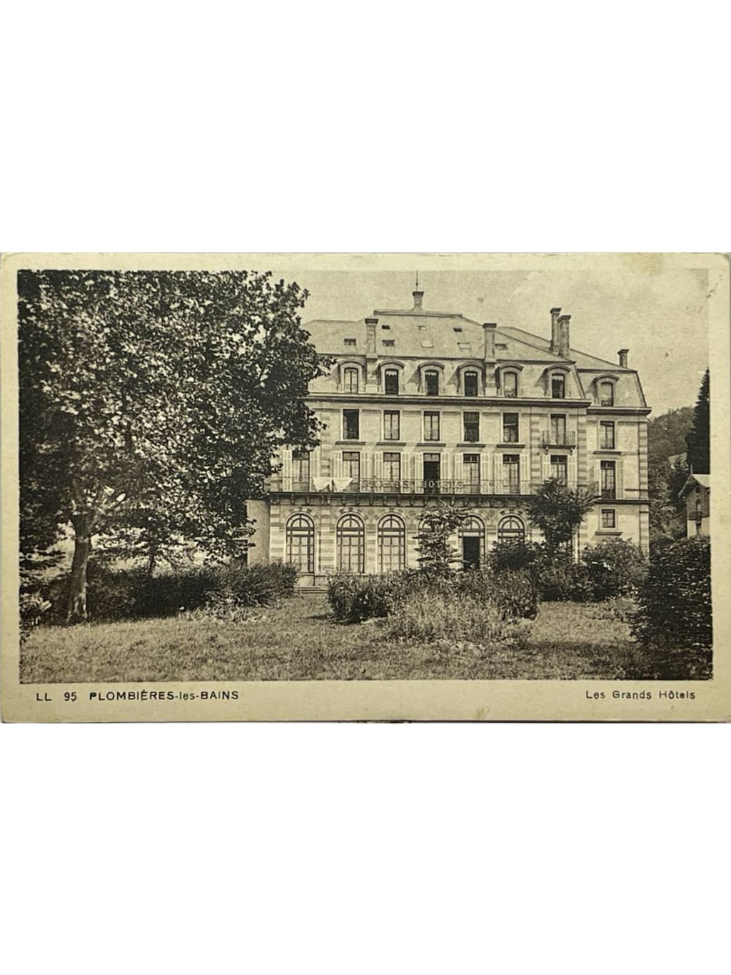 Recto de la carte postale