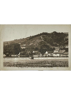 Sens (Yonne) – Les bords de l'Yonne et le barrage Saint-Bon – CPA