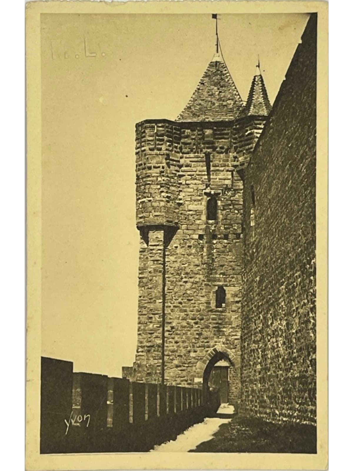 Recto de la carte postale