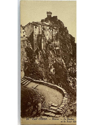 Nonza (Haute-Corse) – Le rocher et la tour génoise – CPA n°24