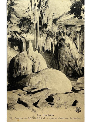 Grottes de Bétharram – Jeanne d’Arc sur le bûcher – CPA n° 11