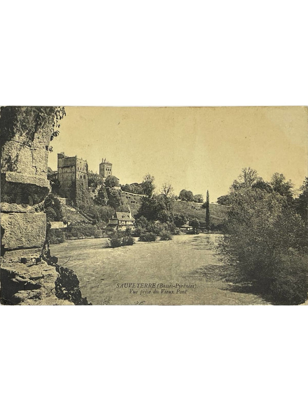 Recto de la carte postale