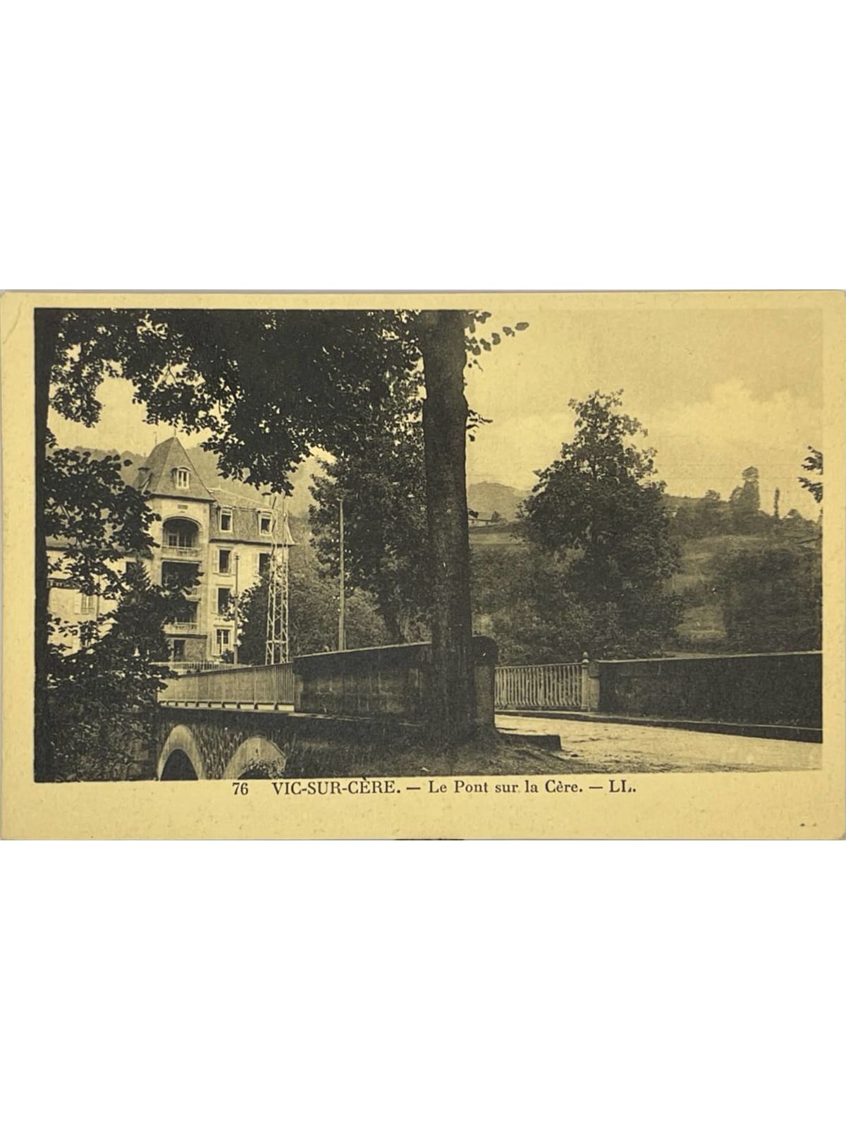 Recto de la carte postale