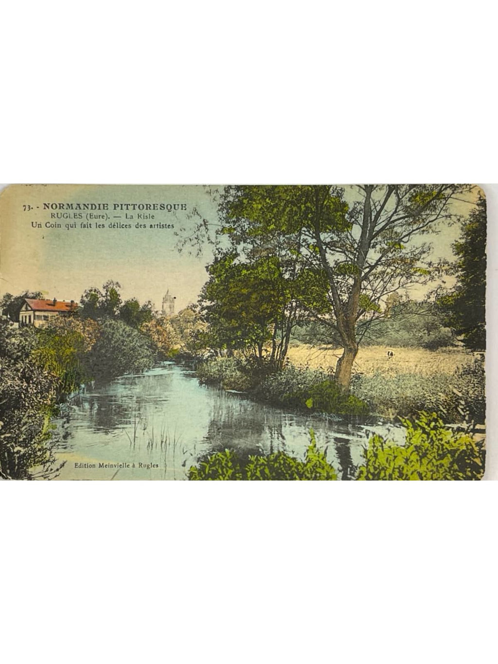 Recto de la carte postale