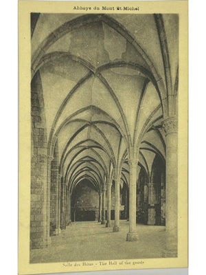 Le Mont-Saint-Michel – Abbaye, salle des Hôtes – CPA