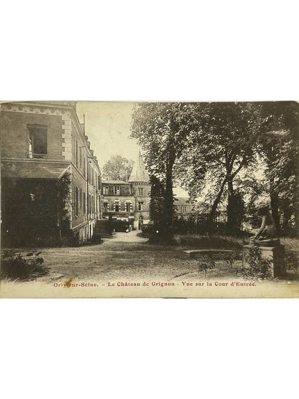 Recto de la carte postale