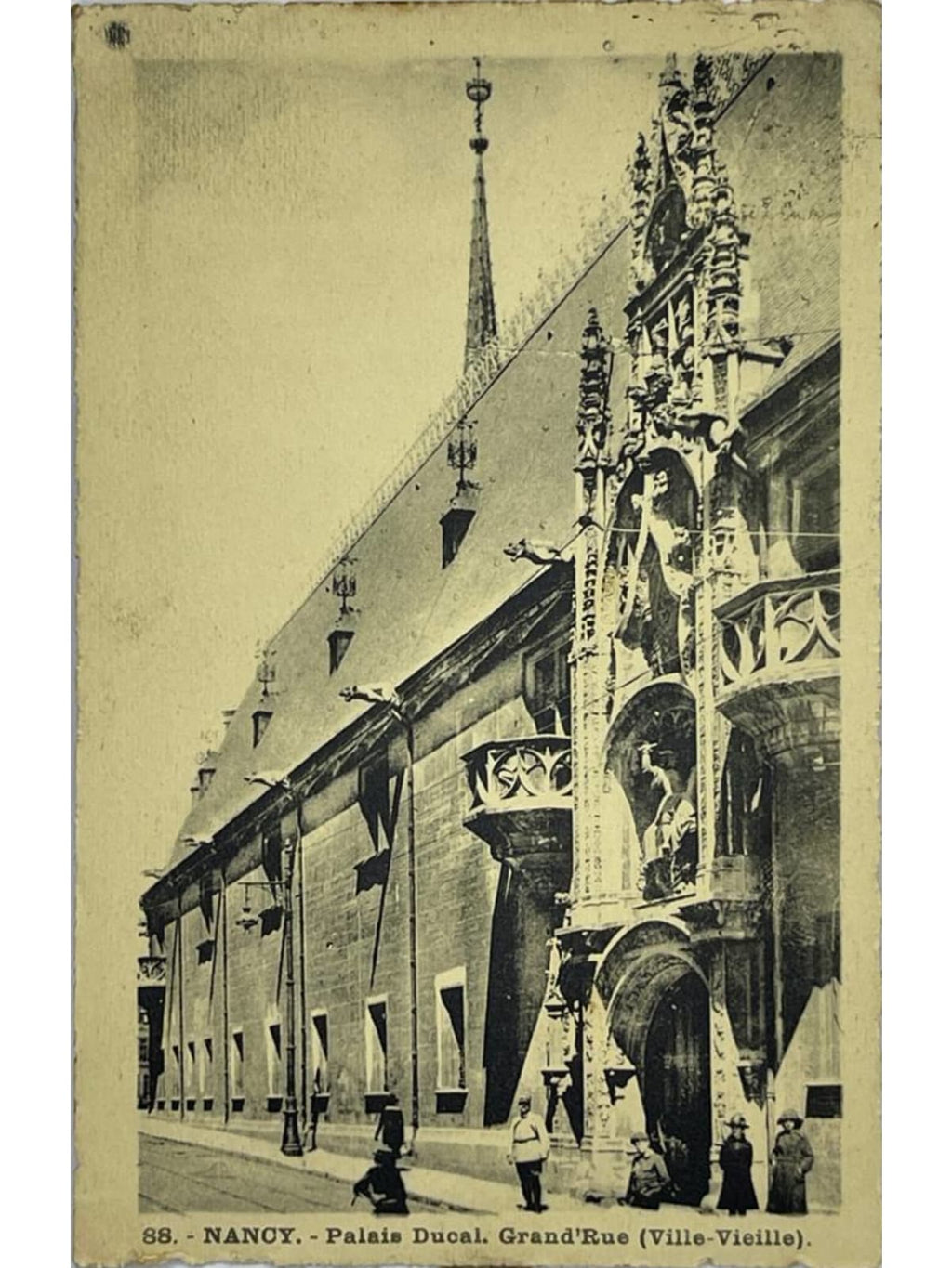 Recto de la carte postale