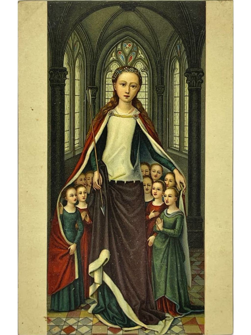 Recto de la carte postale